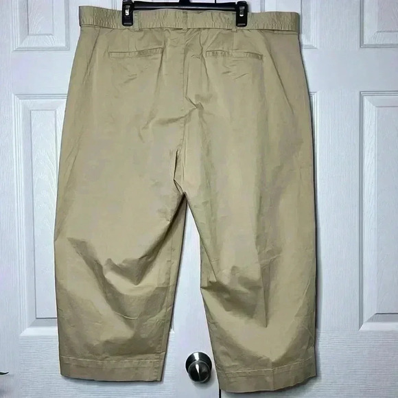 Ralph Lauren Women's Micro Sanded Twill
Belted Wide Leg Pants Brown Size 18W - Picture 7 of 16